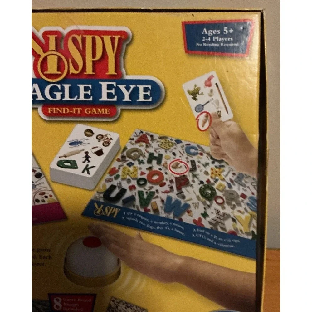 2018 I Spy Eagle Eye Scholastic Board Game Briarpatch Inc Ages 5+ Missing 1 Card